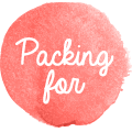 packing for